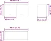 vidaXL Hangkast met opbergruimte, wit, 80 x 31 x 40 cm, Productafbeelding-voorbeeld 8