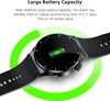A smartwatch with a battery icon displayed on its screen, set against a white background with a green circular graphic. Náhled obrázku produktu