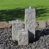 CLGarden Granit Springbrunnen SB2 3 teiliger Säulenbrunnen Produktbild-Vorschau 4
