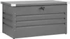 BELIANI Gartentruhe Grau Metall 400 L 132 x 62 cm Produktbild-Vorschau 4