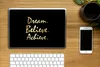 MuchoWow® Laptop Aufkleber Sticker Cover Zitat - Traum - Produktbild-Vorschau 2