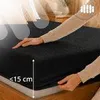 Lantigo Froté plachta nepremokavá 90x200 cm Čierna, s gumou Náhľad obrázku produktu 3