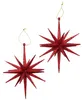 2 pcs. pendentif SPARKLING rouge avec paillettes D15cm Voir les images du produit 1