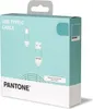 Celly PT-TC001-5L, 1,5 m, USB A, USB C, USB 2.0, Cyan Produktbild-Vorschau 3