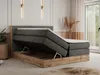 Boxspring kontinentální postel VENETO KING kombinace dřeva Náhled obrázku produktu 2