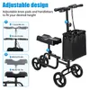 Lenkbarer Knie-Scooter mit Hinterradbremse und Produktbild-Vorschau 8