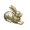 Dekofigur Hase gold groß Produktbild-Vorschau 2