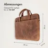 Accezz Leather Laptoptasche 16 Zoll - Cognac Produktbild-Vorschau 5