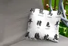MuchoWow® Outdoor Kissen - Chinesische Schriftzeichen für Produktbild-Vorschau 2