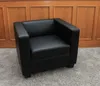 3-2-1 Couchgarnitur Lille  Leder, schwarz Produktbild-Vorschau 9