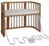 Waldin Babybett 5in1, Beistellbett aus Holz, Matratze, Produktbild-Vorschau 4