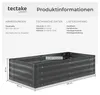 tectake Hochbeet Salvia verzinkter Stahl 120x60x30cm 200L Produktbild-Vorschau 5