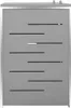 VidaXL Contenitore doppio 138x77,5x112,5 cm acciaio inox Anteprima dell’immagine prodotto 12