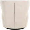 BELIANI Sessel Beige Stoff Drehbar Metallgestell Modernes Produktbild-Vorschau 9