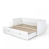 AUSZIEHBETT MONA mit Schublade-bett 2x80x200 - Weiß Produktbild-Vorschau 6