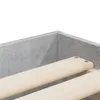 The Living Store Bettgestell mit Schubladen Betongrau Produktbild-Vorschau 9