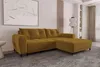 99rooms Massimo Ecksofa Cordstoff POSO Gold mit Produktbild-Vorschau 1