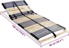 vidaXL Letto a doghe marrone 90 x 190 cm in legno massiccio Anteprima dell’immagine prodotto 5
