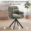 COLAMY Draaistoelen, set van 2, premium draaistoelen met Productafbeelding-voorbeeld 13