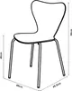 Esszimmerstuhl ‘Essunga’ 4er Set Holz Metall 80 x 48 x 46 Produktbild-Vorschau 7