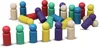Satz aus 24 Jumbo Spielfiguren in 6 Farben (je 4 Stück in Produktbild-Vorschau 1