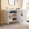 Merax Sideboard mit 3 Türen und verstellbare Böden, Produktbild-Vorschau 7