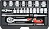 Yato YT-38561 Werkzeugkasten Steckschlüssel Satz 22 tlg. Produktbild-Vorschau 18