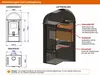 Kaminofen Vienna S 4.0 Keramik Creme mit 7,5 kW Produktbild-Vorschau 4
