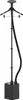 A black garment steamer standing upright on a white background. Produktbild-Vorschau