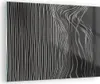 Bilder auf glas - Einteilig - Abstraktion Streifen Schwarz Produktbild-Vorschau 1