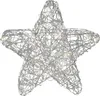 Weihnachtsstern "Galax" Silber mit 100 warm-weißen LEDs - Produktbild-Vorschau 1