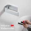 Bürstenking Toilettenpapierhalter ohne Bohren – moderner Produktbild-Vorschau 4