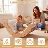 COSTWAY : arche d'escalade en bois avec coussin, balançoire Voir les images du produit 8