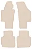 DURBAN Beige Velours-Fußmatten-Set für Volkswagen Passat Produktbild-Vorschau 1