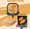 200 Stück Airfryer Backpapier, Backpapier für Produktbild-Vorschau 5