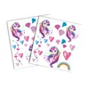 Kinder-Tattoos Einhornportrait - 2 Bogen pro Pack, Produktbild-Vorschau 2