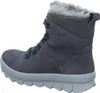 A side view of a gray winter boot with fur lining. Produktbild-Vorschau