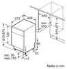 Bosch Série 4 SPU4HMS10E Lave-vaisselle sous plan, hauteur Voir les images du produit 9