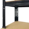 shelfplaza BLACK 190x80x60 cm Werkbank Regal in schwarz mit Produktbild-Vorschau 2