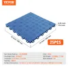 A blue interlocking floor tile with dimensions and quantity information. Podgląd zdjęcia produktu