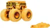 A toy monster truck and a separate toy car part are displayed against a white background. Produktbild-Vorschau