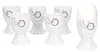 6er Set Eierbecher Palazzo 4,8cm - aus weißem Porzellan mit Produktbild-Vorschau 1