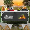 JOIEYOU 120x47x62cm Outdoor Camping Küche Set Faltbare Produktbild-Vorschau 4