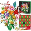 A collection of building block flowers and an advent calendar. Produktbild-Vorschau