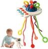 Jouet sensoriel bébé Silicone Cordon de tirage Jouet Voir les images du produit 1