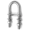 2x U-Bügel Bügelbolzen Zugöse Edelstahl M4, Länge 64mm Produktbild-Vorschau 2
