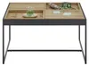 Couchtisch Larkana | 83x45 | Eiche / schwarz Produktbild-Vorschau 2