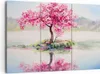 Bild auf Leinwand - Leinwandbild - Baum Abstraktion - Produktbild-Vorschau 1
