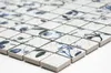 Mosaikfliese Retro Vintage Keramik weiß blaue Blume Produktbild-Vorschau 3