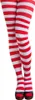 Oblique Unique Ringel Strumpfhose y Kostüm Karneval  - rot Produktbild-Vorschau 1